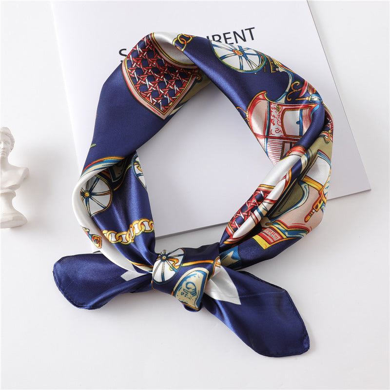 Women's New Small Square Retro Cashew Professional Scarf Women's New Small Square Retro Cashew Professional Scarf